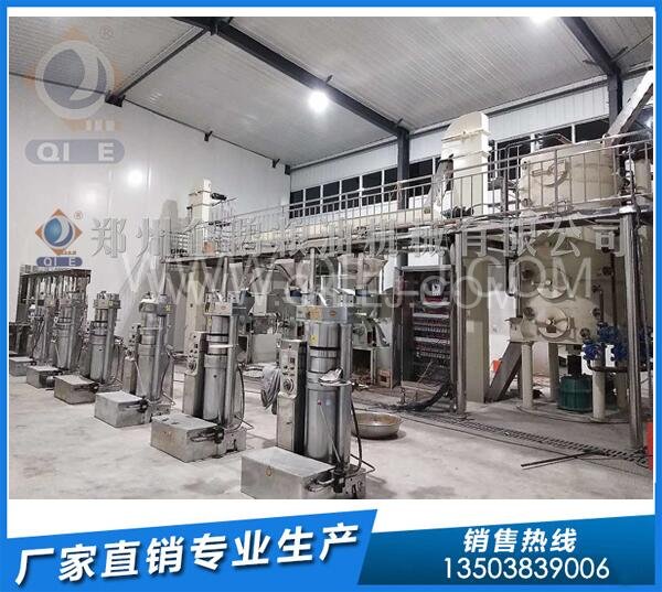 企鵝榨油機:山東用戶核桃油壓榨精煉設(shè)備發(fā)貨(圖3) 螺旋榨油機